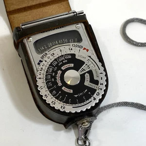 Vintage Sekonic Seiko L-6  Photography Light Meter Black Leather Case UNTESTED - Picture 1 of 15