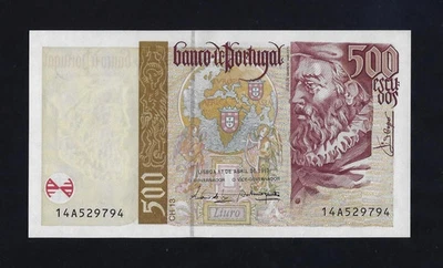 PORTUGAL 500 Escudos SEPTEMBER 1997 P-187 UNC - Image 1 of 2