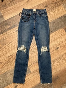L’AGENCE Women’s Destructed Jeans, size 25 L29 - Picture 1 of 7