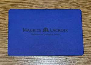Original Maurice Lacroix Garantie Garantie Zertifikat Karte offen leer ungefüllt - Bild 1 von 2