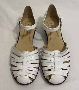 Softspots Women's Tatianna White Sandals /Shoes 6M NEW IN BOX - Picture 1 of 11