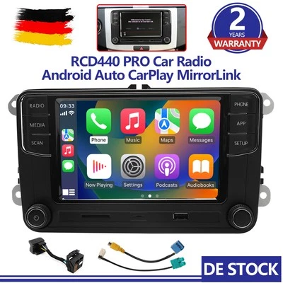 NONAME Autoradio RCD330 RCD440 360 Carplay Android Auto Für VW GOLF Jetta Tiguan - Bild 1 von 4