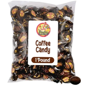 Coffee Candy - 1 LB Coffee Candy Individually Wrapped Coffee Hard Candy In Bu... - Afbeelding 1 van 8