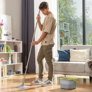 Mopa Giratoria con Autolimpieza y Cubo Separador Selimop InnovaGoods - Imagen 1 de 10
