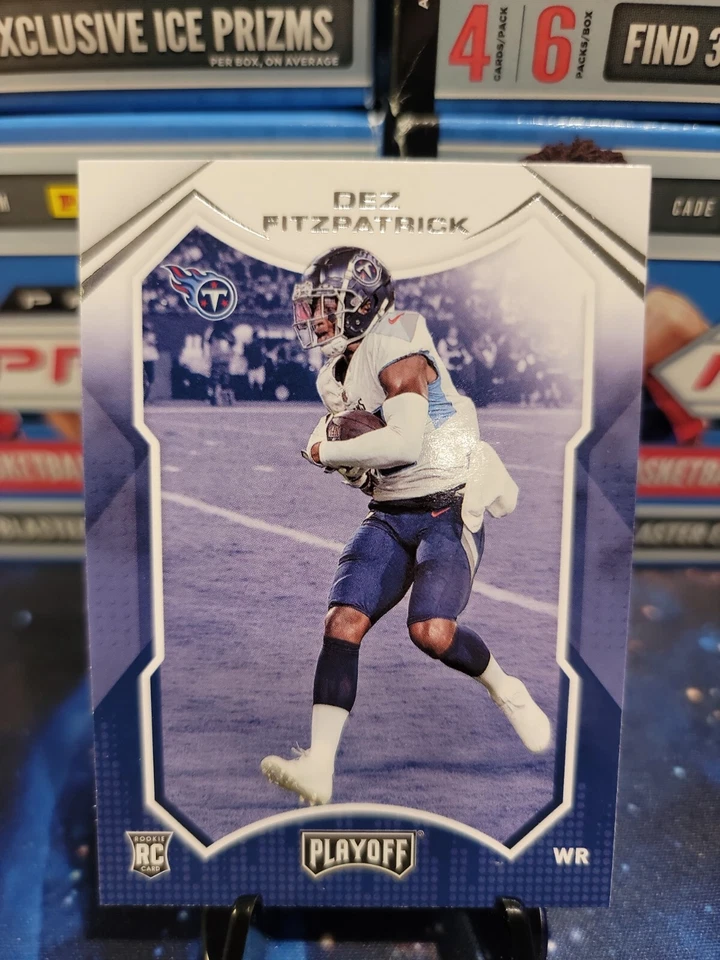 2021  Panini Playoff #230 Dez Fitzpatrick Tennessee Titans RC ROOKIE CARD - Image 1 of 2