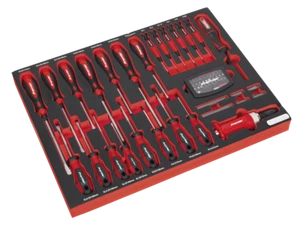 Sealey TBTP04 Tool Tray with Screwdriver Set 72pc - Picture 1 of 1