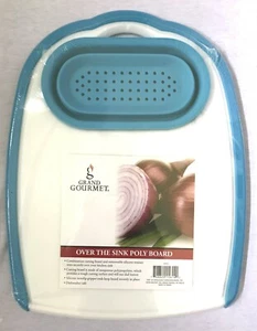 New GRAND Gourmet Over Sink Poly Cutting Board .- Dishwasher Safe - Picture 1 of 4
