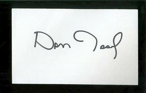 DAN ISSEL Autograph 3x5 Index Card Signed Basketball Player Authentic Auto - Picture 1 of 2