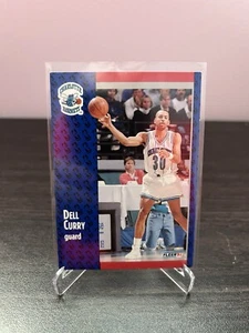 1991-92 Fleer '91 Dell Curry Charlotte Hornets #30 NBA Basketball Card #19 - Picture 1 of 2