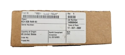 NCR KC4 DDR3 RAM Upgrade Kit, 8GB SODIMM - Image 1 of 3