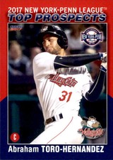 2017 New York-Penn League Top Prospects Choice #22 Abraham Toro-Hernandez Canada