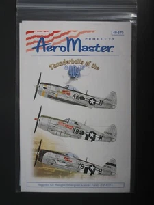 Aeromaster 1/48th Scale Thunderbolts of the 404 Pt. II Decal Sheet No. 48-570 - Picture 1 of 2