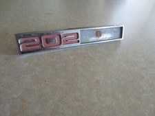 Original Holden 202 car badge / emblem - red --