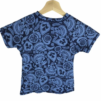 Camiseta Garnet Hill Niños Antierupciones Natación Playa Sol UPF Protección UV Azul 8 Foto 1 de 4