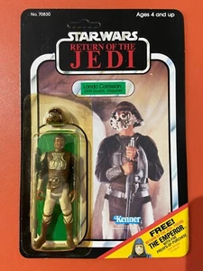 Vintage Star Wars Lando Calrissian Skiff disguise 65 Back Emperor offer MOC - Picture 1 of 4