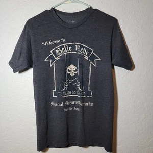 Welcome To Belle Reve Special Security Barracks Suicide Squad grau kleines T-Shirt - Bild 1 von 6