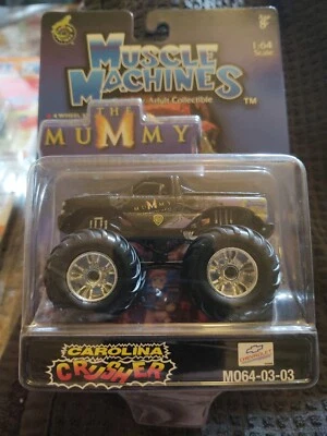 2003 Muscle Machines The Mummy Carolina Crusher Monster Trucks Pickup 1:64 - Image 1 of 3