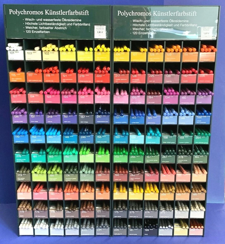 Faber Castell Polychromos Künstlerfarbstifte Buntstifte Einzelstift alle Farben  - Bild 1 von 4