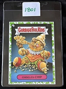 2022 Topps Garbage Pail Kids Book Worms Booger Green Chiseled Chip 24b - Picture 1 of 3