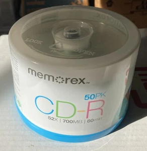 NEW UNOPENENED MEMOREX MUSIC CD-R 50 PACK - Picture 1 of 1