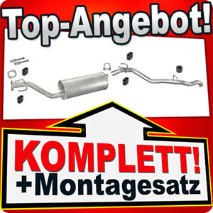 Auspuff Opel Frontera 2.0i Komplettanalge ab Kat+MONTAGEWARE 