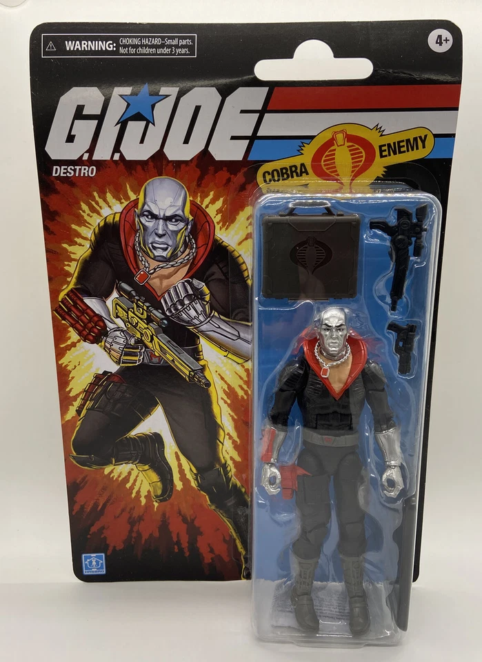 GI Joe Classified Destro (Retro Cardback) Hasbro F4767 Walmart 2022
