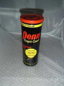Vintage Penn Tennis Balls Can Centre Court Championship USA Yellow NEW SEALED - Picture 1 of 1