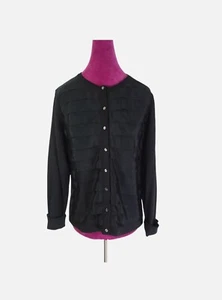 Charter House In The Dunes Women's Black Top Size Large NWT - Picture 1 of 7
