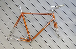 Raleigh International Frame Circa 1974 Copper Reynolds 531 Nervex Lugs Grail - Picture 1 of 20