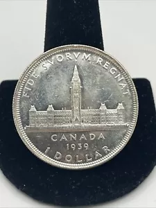 1939 Canadian Silver Dollar - Picture 1 of 4