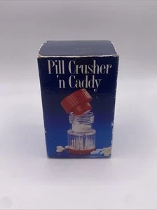 Vintage Pill Crusher n Caddy (New with Box) - Picture 1 of 6