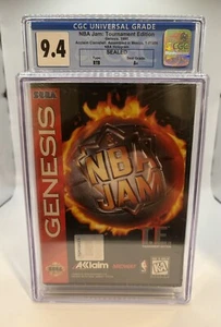 NBA Jam T.E. (Sega, 1995) Brand New Factory Sealed CGC Graded 9.4 Seal A+ - Picture 1 of 8