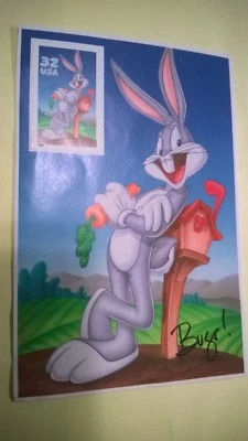 Bugs Bunny Looney Tunes  Sheet  32-cent Stamp 1997 - Image 1 of 4