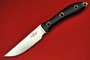 2014 Swamp Rat Knife Works Rodent Trails Variant .17" Satin Blade, Black Paper - Picture 1 of 8