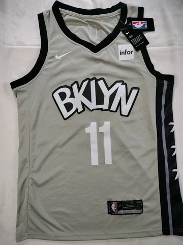 New Nike NBA Brooklyn Nets Jersey, Kyrie Irving #11, Men's Size 44 Cover