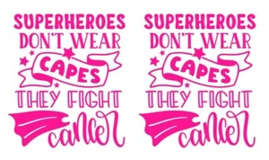 Breast Cancer Awareness Ribbon Sticker Hot Pink Car Window Cup Vinyl Decal  - Picture 1 of 4