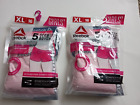 2 packs Reebock XL 16 seamless boy shorts cotton blend pink