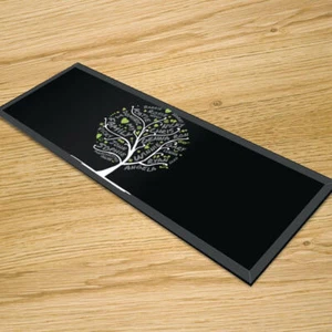 Premier Range Your Own Word Collage On A Glass Table Runner - Picture 1 of 11