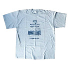 Vtg 90'sRegents College London Men's Screen Stars T-shirt Large Gray Reid Hall
