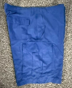 Polo Ralph Lauren Linen Blue Shorts - Size Large - Picture 1 of 7