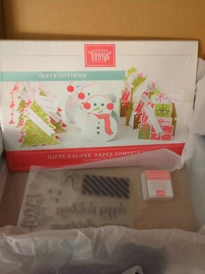PAPER PUMPKIN STAMPIN UP Christmas Gifts Galore Flirty Flamingo Box Twine Nov 21 - Image 1 of 4