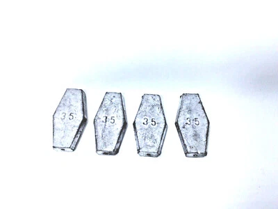 Grundblei Sargblei Angelblei Sechskantblei Blei Durchlaufblei 35g 40g 45g 50g - Bild 1 von 4