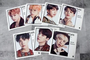 SET x7 BTS Fake Love Photocard CD Jacket size Japan Single Limited Jimin V RM - Picture 1 of 8