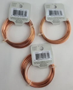 Brass Bead Landing 16 Gauge Gold (lot Of Three 5 Yard Rolls) - Picture 1 of 3