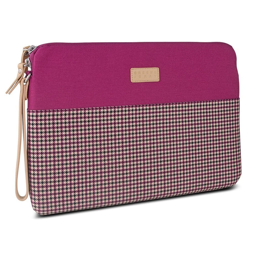 Greene+Gray Zippered Sleeve for Microsoft Surface Pro 3,4 - Burgundy Houndstooth - Image 1 of 1