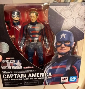Bandai S.H.Figuarts Capitán América John F Walker El Halcón e Invierno en Stock - Imagen 1 de 5