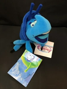 Vintage Disney Store A Bugs Life Dim Beetle Bean Bag 7" Plush Stuffed Toy w Tags - Picture 1 of 12