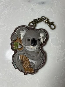 Chala Tag Koala Bear Keychain Fob Coin Purse Clip Vegan-Leather Eco Friendly - Picture 1 of 4