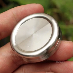 Haptic Coin Fidget Clicker Metal Slider Push Card Pocket EDC Toy Gift for Aults - Picture 1 of 5