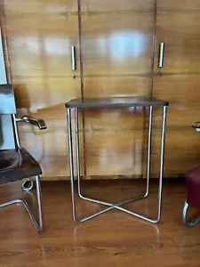 Mücke & Melder Thonet Stahlrohrbeistelltisch Tisch Bauhaus 1930 - Bild 1 von 13